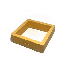 아크릴 박스 주문제작 레고 보관통 토미카 정리함 케이스 피규어 진열장3D 플로팅 디스플레이 케이스 스탠, 03 yellow_01 7x7cm