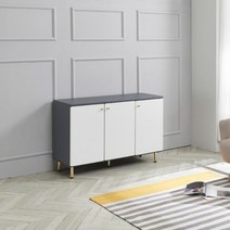 북유럽풍 세련된 모던 티비 거실장 장식장 수납장 넉넉한 수납 공간 정리 정리대, 그레이, 그레이