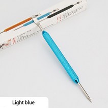 침칠봉 칠침봉 레벨링 커피 템퍼 디스트리뷰터 스테인레스 스틸 커피 당겨 꽃 바늘 조각 스틱 카푸치노 라, 02 Bright blue