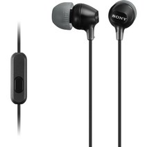 117193 이어폰 MDR -EX15AP 블랙 SONY 유선 3.5 셋 전산용품 헤드