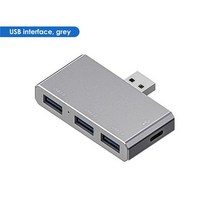 유무선공유기 허브 usb허브 4In 1 USB 허브 5Gbps 포트 3.0 분배기 하드 드라이브 어댑터 맥북 프로 에어, 01 gray usb