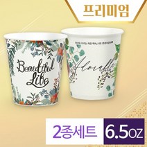로엔그린 친환경 뷰티풀 종이컵 2종 세트, 500개, 1세트