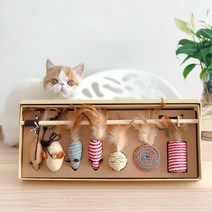 고양이 낚시 장난감 7종 세트 [SN:3EC2CC#613], [W3EC2CC], 단일상품(무옵션)　　[#613]▷