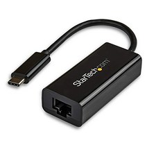 StarTech.com USB-C-기가비트 네트워크 어댑터 - USB 3.1 Gen 1(5Gbps) - Type-C 이더넷 어댑터 USB 전원 공급 -13721, 은, 기본