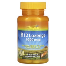 B12 로렌지 체리맛 1000mcg 마름모꼴 캔디 30개, 1개