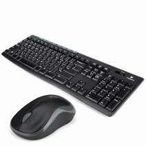 로지텍 키보드 + 마우스 + 키스킨 세트 MK270R, 블랙