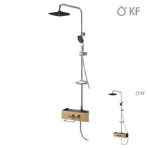 선반형해바라기샤워기 KFB-12000 블랙골드 화장실샤워기 샤워기