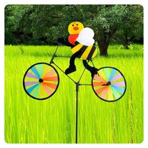 파티쇼 장식 정원용바람개비자전거타는꿀벌 데코 배너 장식소품 PWM-DK 0WAFD8D4, 1개, 1개