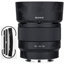 Anti-Scratch Lens and Lens Hood Cover Skin Sticker Protector Film for Sony FE 50mm F1.8 SEL50F18F Le, 1