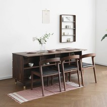 [헤리티지월넛] B형 아일랜드식탁/테이블 세트, 단품