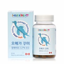 아이클키즈 어린이 유아 초등학생 오메가 꾸미 132g, 2개, 60정