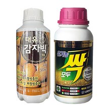 친환경마켓 감자비료 [모두싹 + 감자빅 500ml] 감자 병해충 예방제 비료 유기농업자재 대유 비료 감자 종합 영양제, [모두싹(녹색) + 감자빅]500ml, 500ml