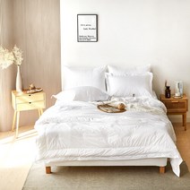 클푸 [클푸]호텔베딩-알러지케어 화이트 날개 봄 가을 간절기 차렵이불 S