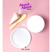 케이크 만들기 베이직 set / 1호 or 2호 생크림 모형 케익 만들기 diy, 화이트