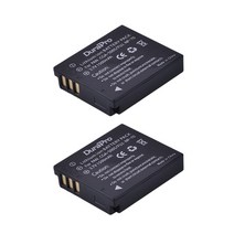 배터리 카메라용 밧데리 1500mAh CGA-S005 CGA S005 NP-70 배터리 DMC-FX3 FX8 FX9 FX10 LX1 LX2 LX3 LX9, 02 2x Battery