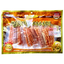 라이코스 쌀튀밥 스틱 사사미 500g 애견간식 영양간식, 쌀튀밥+닭가슴살