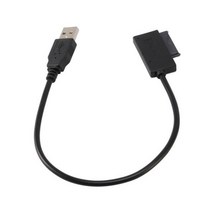 컴퓨터 부품 USB 2.0 미니 Sata II 7 6 13Pin 어댑터 변환기 케이블 노트북 CD/DVD ROM 슬림 라인 드라이브