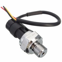 압력 변환기 센서 5V 0-1.2MPA 가스 공기 용 오일 연료, 하나, 블랙 + 실버
