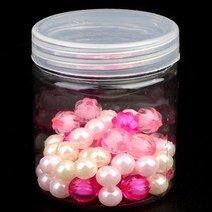 HY 납작 플라스틱 원형 케이스 보관용기 플라스틱병 납작공병, 4.8cm - 100ml