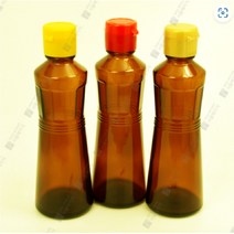 갈색 기름병 참기름 들기름 소스 양념공병 330ml 35병, 노랑색