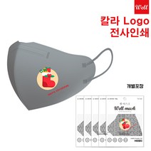 KF94 새부리형마스크 인쇄 인쇄마스크 주문제작 3D 2D새부리형/ 칼라/기업판촉물/ 홍보용/학교/교회 판촉물 로고 마스크 커스텀 프린팅 1매입 개별포장/전사인쇄 500매부터, 소형2D 새부리형, 블랙