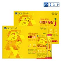 종근당 면역력 증진엔 어린이 홍삼 비타민D 아연 젤리 30포 X 2세트, 단품/단품