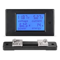 pzem 0-100a 4 in 1 dc 전기 사용량 모니터 lcd 디지털 전류 전압계 전류계 전력 에너지 멀티미터 패널 테스터 미터, 50A 션트, 02 50A Shunt