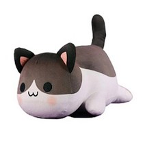 Aphtau Meow Meows 플러돌 aphtau Mee aphmau용 플러시 코크스 감자 튀김 햄버거 빵 샌드위치 수면 베개 어린이 선물, [15] Gray Cat