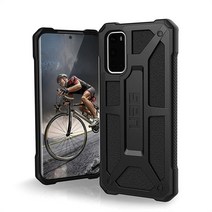 URBAN ARMOR GEAR UAG 삼성 갤럭시 S20 케이스 [6.2인치 스크린] 모나크 [블랙] 견고한 충격 밀리터리 드롭 테스트 보호 커버