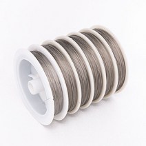 (W-03) 스테인레스 스틸 와이어 목걸이 팔찌 줄 피아노줄 만들기 재료 악세사리 부자재