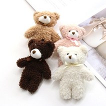 퀼트가게의류소품과 가방 뽀글이 인형 대 3종류 4color, 강아지, 아이보리