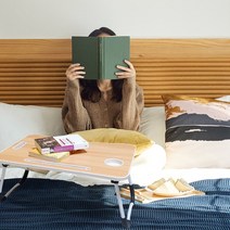 newgood 좌식테이블 접이식 미니 침대책상 베드트레이 마호가니, 없음