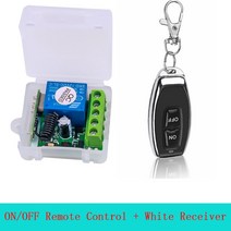 Kebidu 433Mhz 범용 원격 제어 스위치 DC 12V 1CH 릴레이 수신기 모듈 RF 송신기 무선 키트, 04 Transmitter Receiver