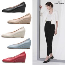 [KT알파쇼핑]핀에스커 양가죽 플렉스 웨지 펌프스