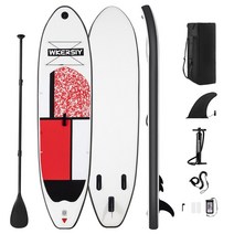 패들 보드 카약 서핑 세트 테일 핀 발 로프 팽창기 수리 도구, 06 Type 4 Red