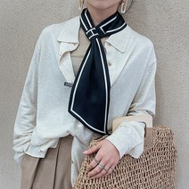 엔템 실크 미니 여름 봄 스카프 로아스 실크 스카프