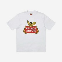 팔라스 x 스텔라 아르투아 카르트슈 티셔츠 화이트 - 21SS Palace x Stella Ars Cartouche T-Shirt White - 21SS