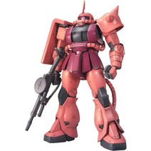 BANDAI SPIRITS 건프라 MG 1/100 MS-06S 샤아 아즈나블 전용 자쿠 II Ver.2.0 (기동전사 건담), 1개, 상품명참조