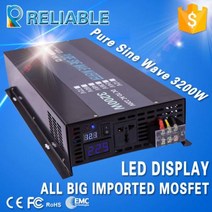 3200W 자동차 전원 인버터 12V 220V 태양 광 인버터 DCAC 변환기 변압기 24V36V48V110120V230V240V, 24V+220V+프랑스