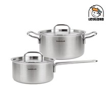 락앤락 챠밍 인덕션 겸용 스텐냄비 스텐뚜껑 편수16cm+양수20cm, 단품
