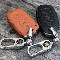 뉴체어맨W 스마트키케이스 가죽 키홀더, 벤타샵HLR-118-벤타샵브라운