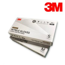 3M 프리미엄 니트릴 위생장갑 요리고무장갑 S사이즈 50매입, 1개, 50매, 소(S)