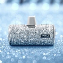 아이워크 시크릿 미니 보조배터리 아이폰용, 실버_큐빅, Secret4500