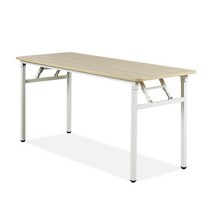 접이식 테이블 사무용 연수용 컴퓨터 책상, 신형접이식테이블-1500x600 (YWD6027-WH)