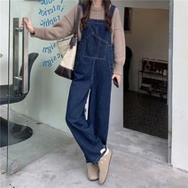 [이꾸띠] 인우쓰리 여성 봄 가을 데님 깔끔한 스타일 귀여운 멜방 청 바지