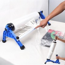 핸드랩핑기 스틱형 핸드랩봉 필름랩 포장기기 수동, 벽걸이 모델 (필름 폭 85cm 이내)