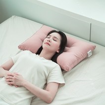 킹리치 빨아쓰는 꿀잠 숙면 낮은 경추베개 4060, 4060인디핑크, 1개