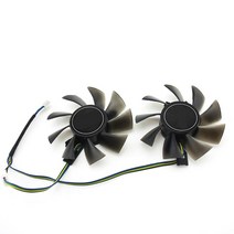 컴퓨터 75mm GA82S2H 4PIN GTX1060 GPU 팬 갤럭시 쿨러 KFA2 GeForce GTX 1060 OC 그래픽 카드 교체 팬용, [01] GA82S2H