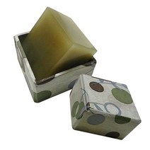 송정필방 방각용 요녕석(케이스포함) 4.5cmx4.5cmx3cm
