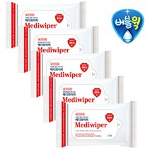메디와이퍼 휴대용 20매 x 100팩 살균 손소독티슈 99.9%살균, 살균소독티슈20매x100팩